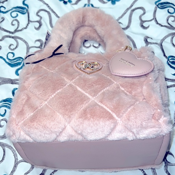 Juicy Couture Mini Tote Lets Get Cozy Big Spender - Picture 6 of 14